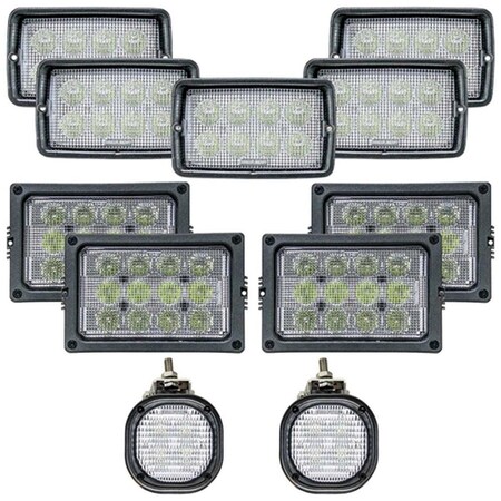 Aftermarket Complete Fits John DeereMacDon M Windrower LED Light Kit 2559-KM